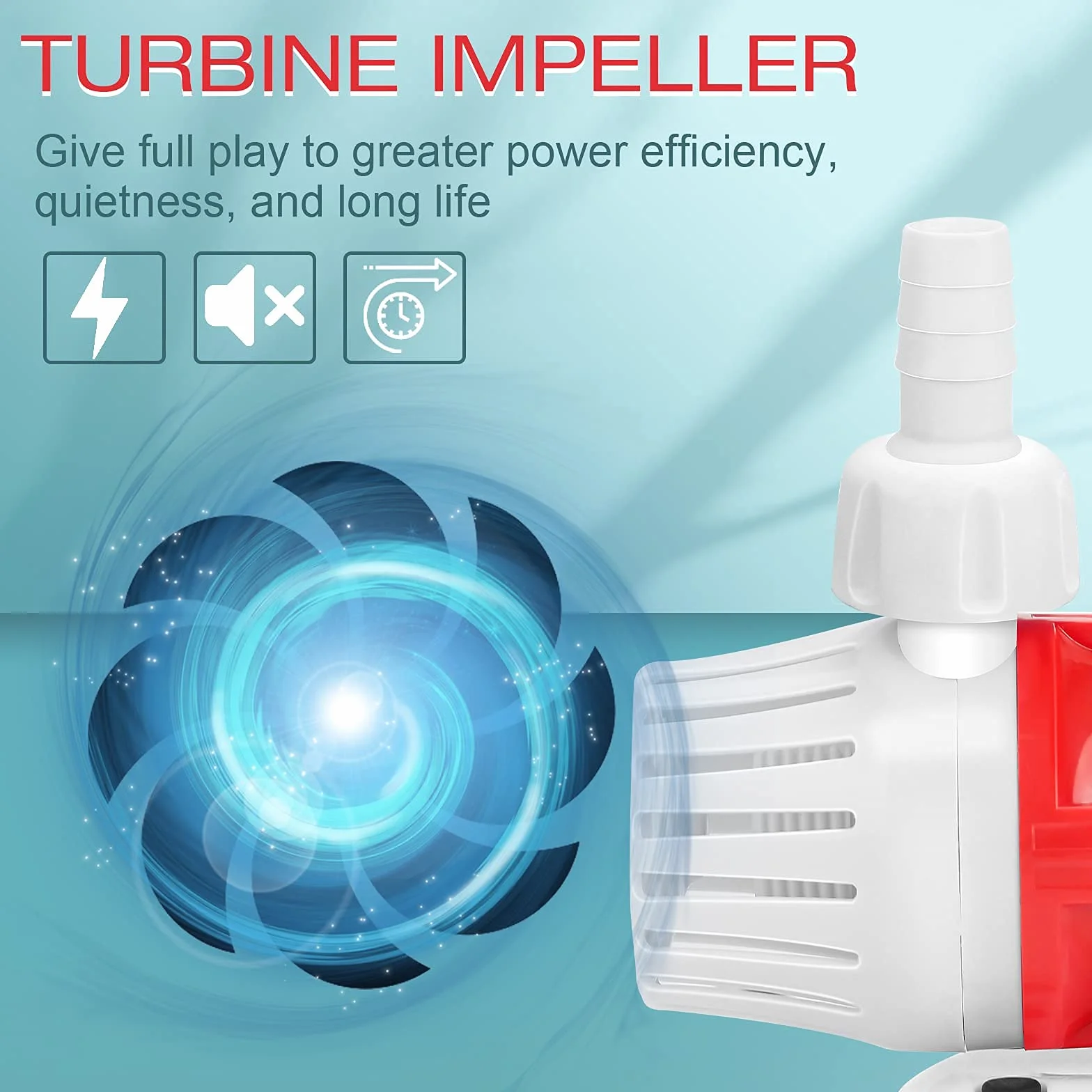 Pompa Sommergibile DC 12V 20W Pompa Acqua Acquario Portatile 1200L/H Pompe Ad Alto Flusso