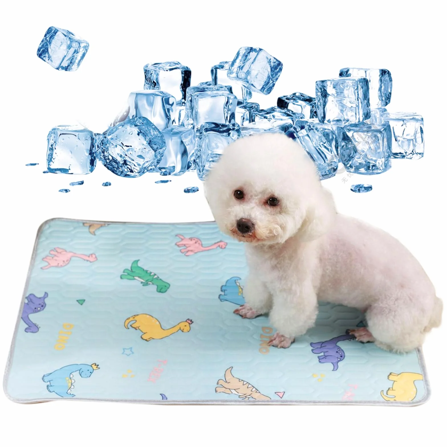 Tappetino Refrigerante per Cani 70x55cm Tappeto Rinfrescante Cuccia Estivo