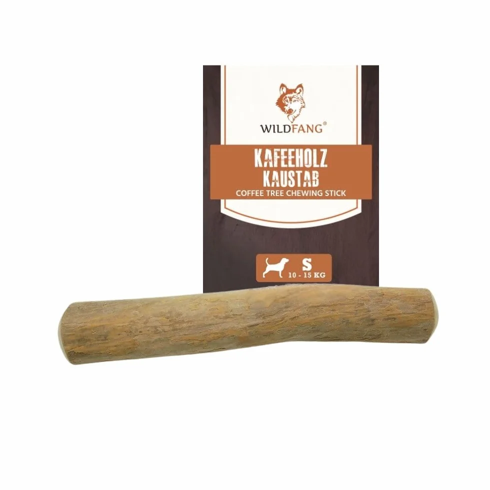 Wildfang Legno di Caffè Bastoncino Masticativo per Cani Piccoli (10-15 kg) - Gioco Dentizione Cuccioli