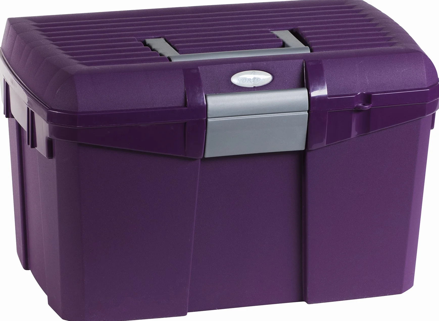 Norton 700004 - Cassetta per Attrezzi, Unisex - Adulto, Scatola, 700004, Viola/Grigio., 40 x 27.5 x 24.5 cm