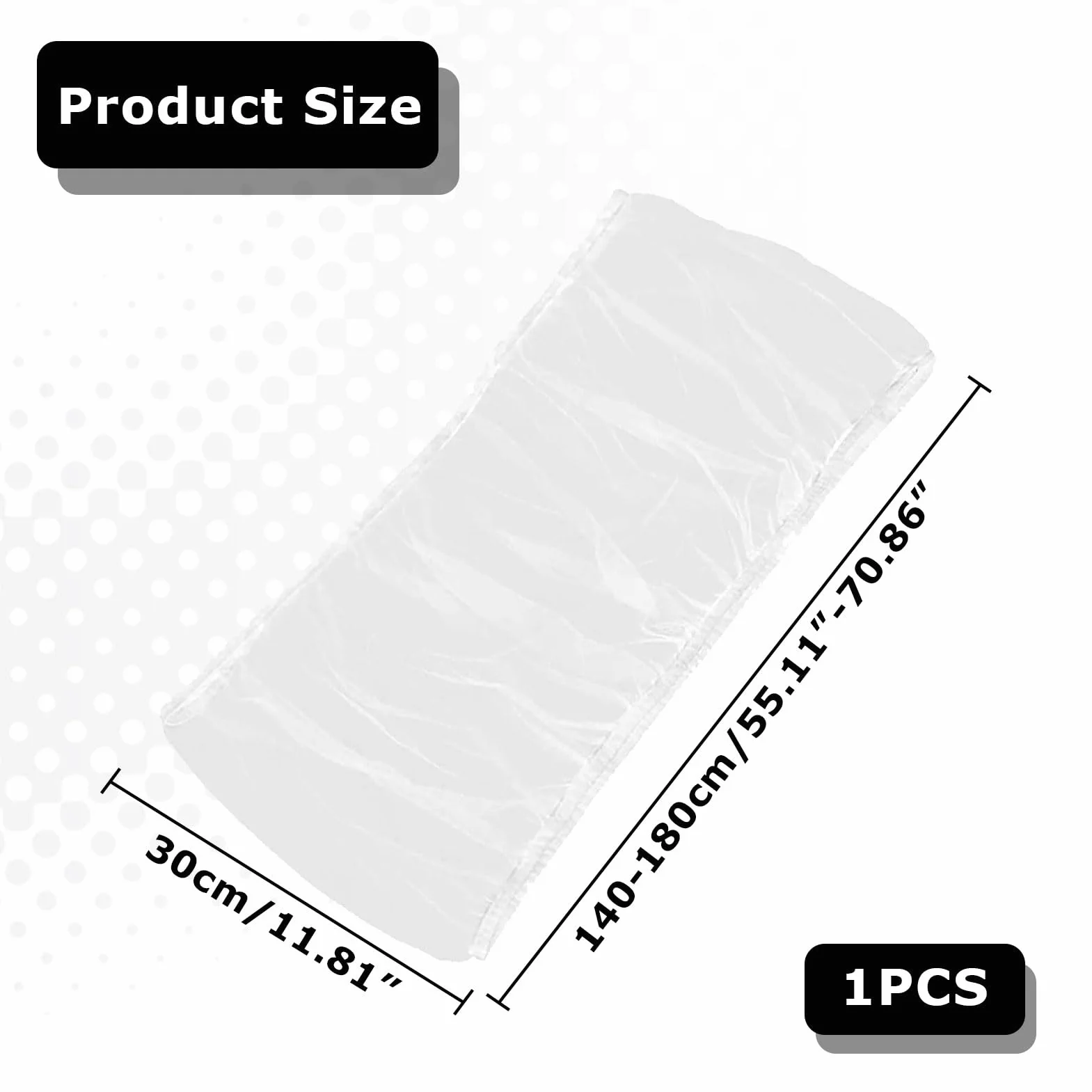 1 copertura per gabbia per uccelli, per pappagalli, in rete di nylon, adatta per gabbie con una circonferenza di 140 – 180 cm, bianco, L