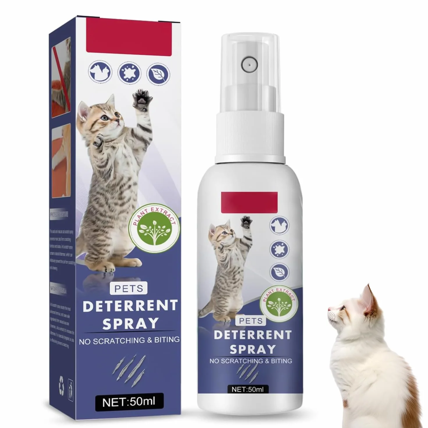 MagiSel Spray AntiGraffio, Spray AntiGraffio Gatto, Spray AntiGraffio Gatti Divano, Protegge i Mobili,Spray Addestrativo per Allenare Il Comportamento degli Animali Domestici,50 ML