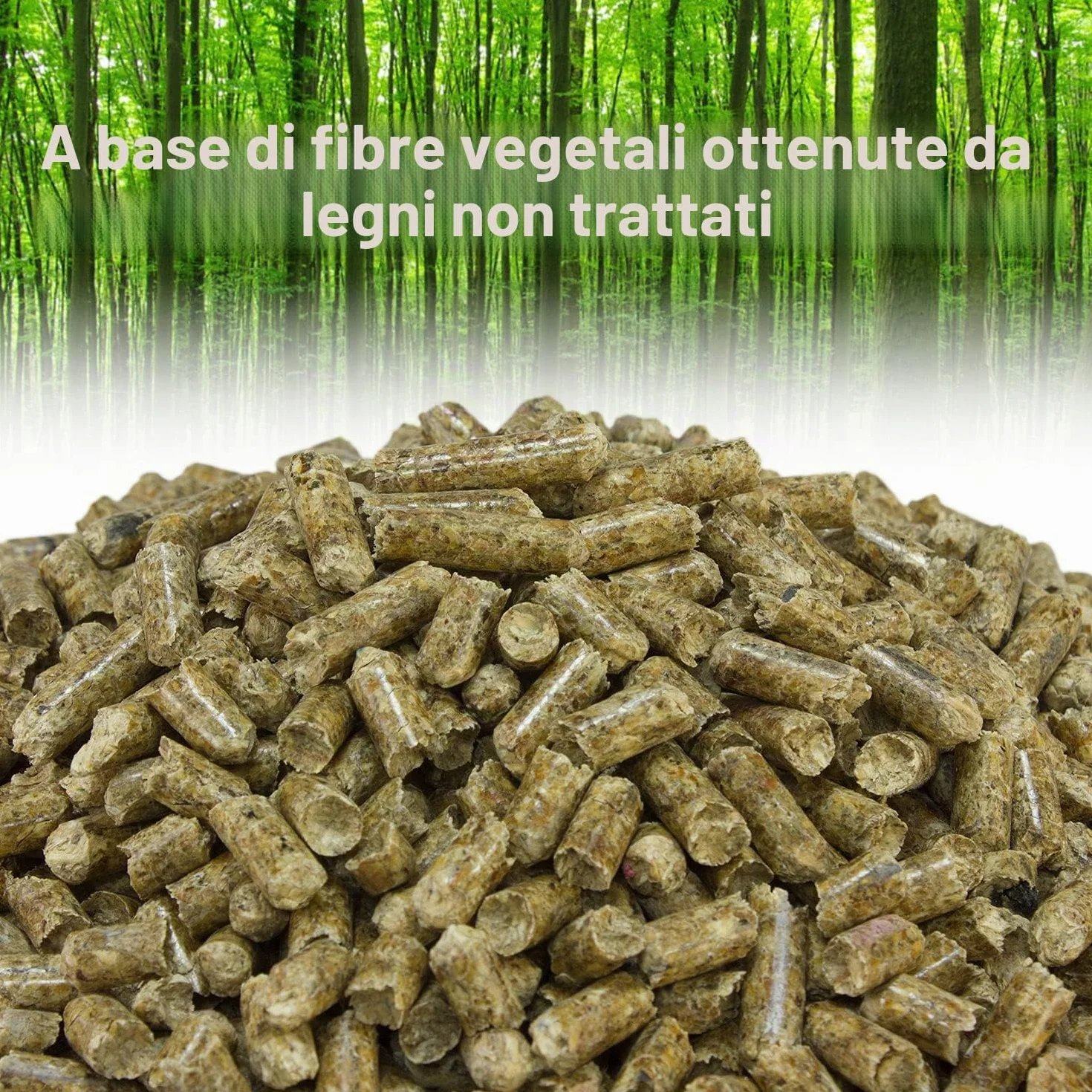 ARQUIVET Pellet - Lettiera igienica naturale, vegetale, biologica per gatti e piccoli roditori mammiferi - Biodegradabile - Assorbe liquidi e cattivi odori