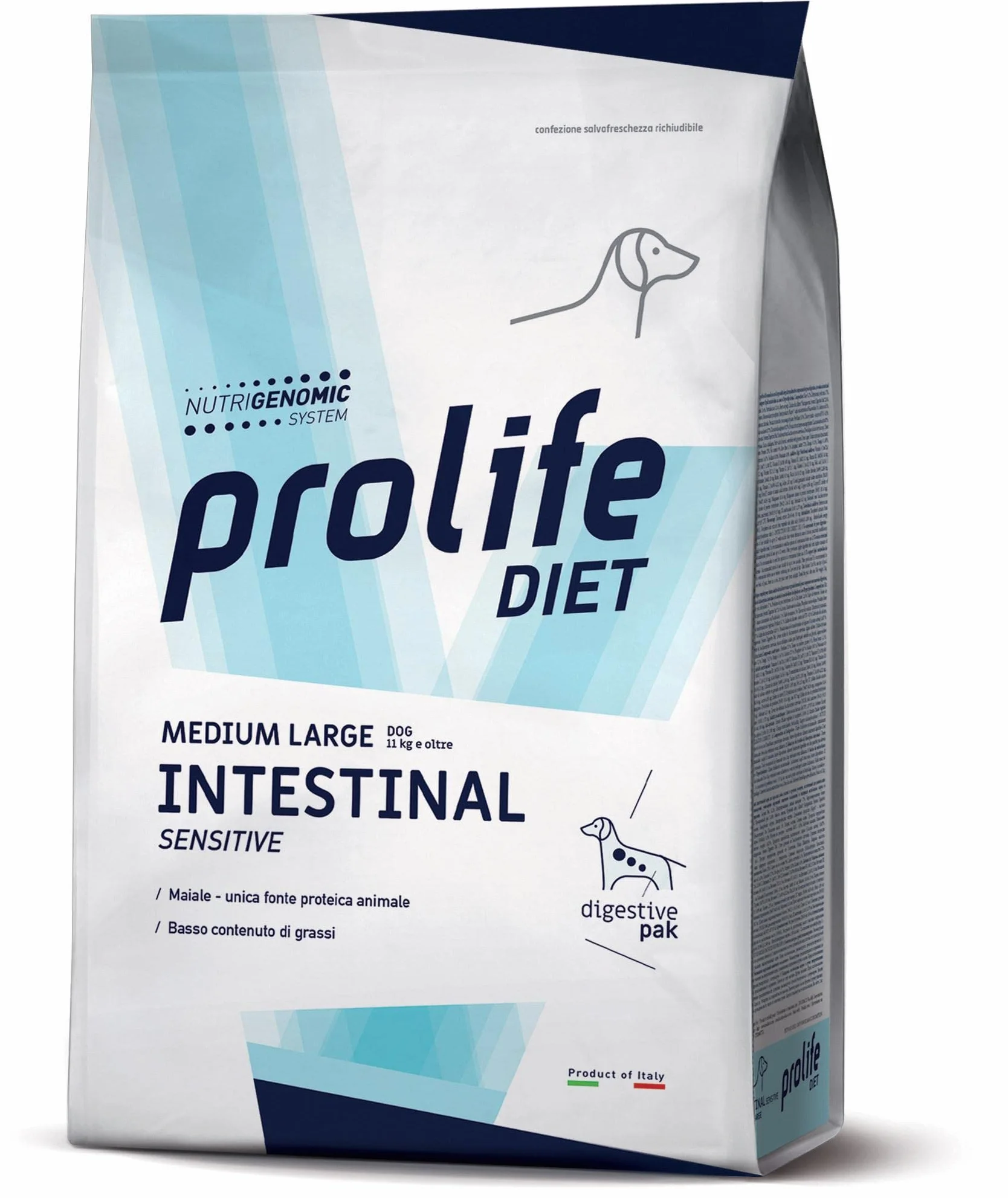 CROCCHETTE PROLIFE DIET INTESTINAL SENSITIVE DOG MEDIUMLARGE 8KG