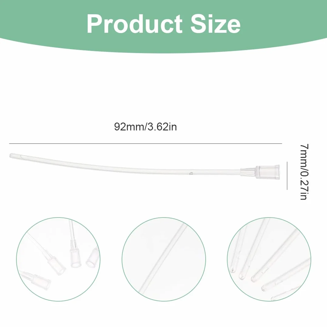 10 PCS Alimentatore Pappagalli Trasparente Uccelli Alimentazione Tubi Veloce Alimentazione Tubo per Bambino Pet Uccelli