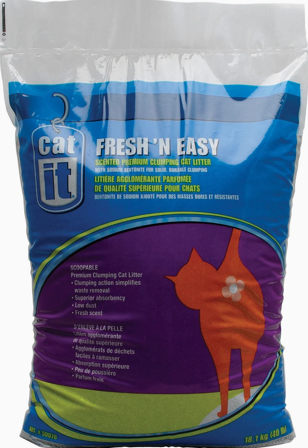 Catit Fresh N Easy Super Clump - Lettiera per gatti non sciacquabile, sacco da 18 kg