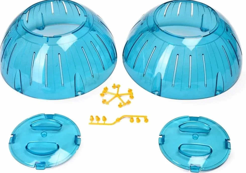 GNCGarden Palla per roditore grande 18 cm | Palla per roditore | Giocattolo per animali domestici | Giocattolo interattivo per criceto trasparente - Esercizi per animali