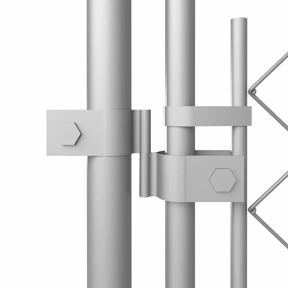 Gabbia Cani 7,6x3,8x1,9m, Box per Cani da Esterno, Gabbia per Cani, Box per Cani, Recinto per Cani