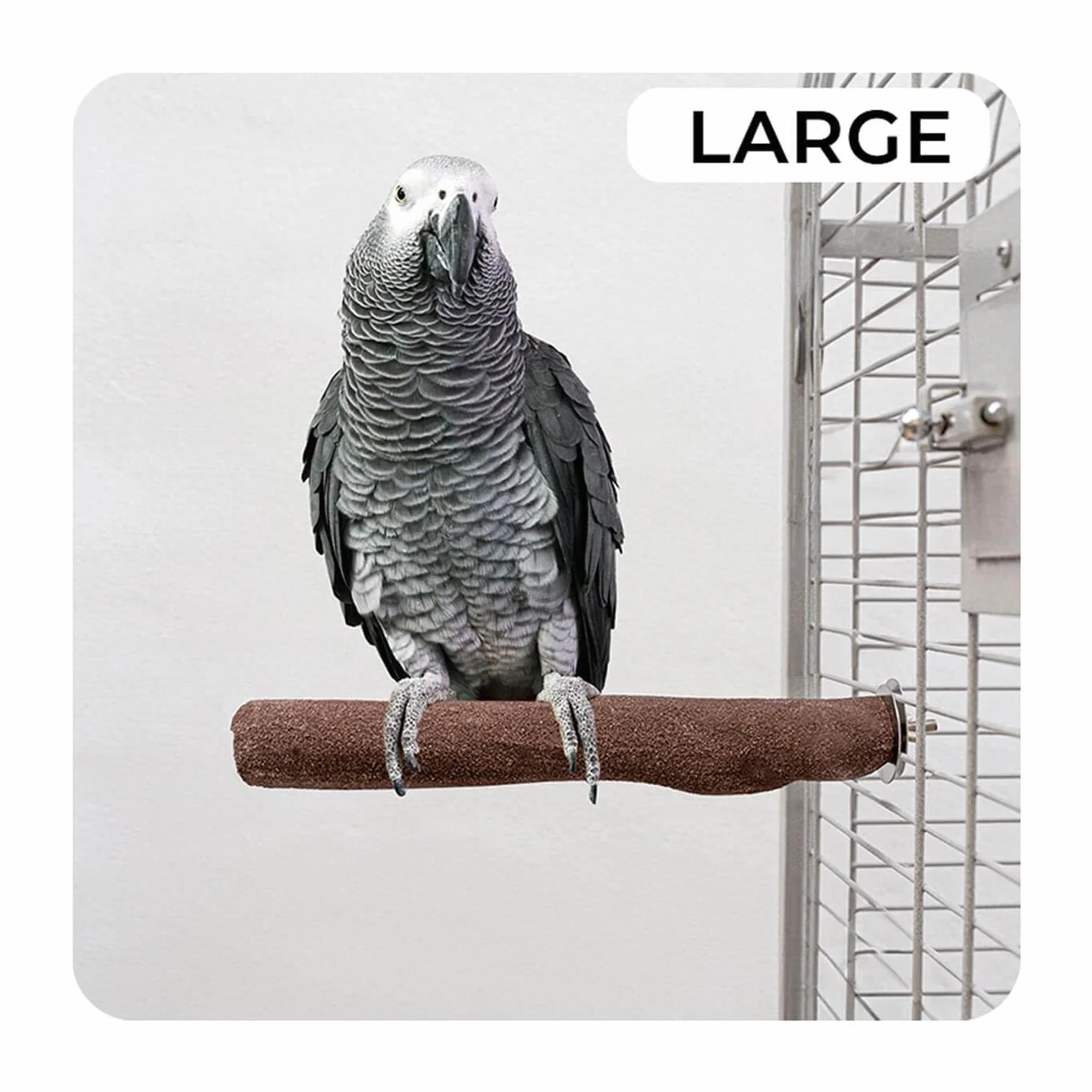 Parrot Essentials Trespolo per Pappagallo Levigato, Grande - 210 Gr