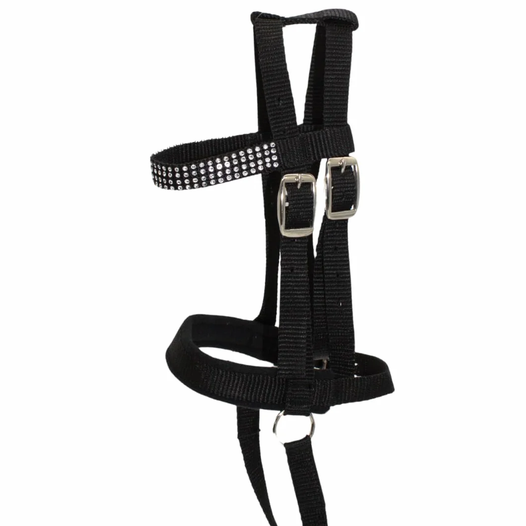 PFIFF- Briglia, Colore Nero, 103126
