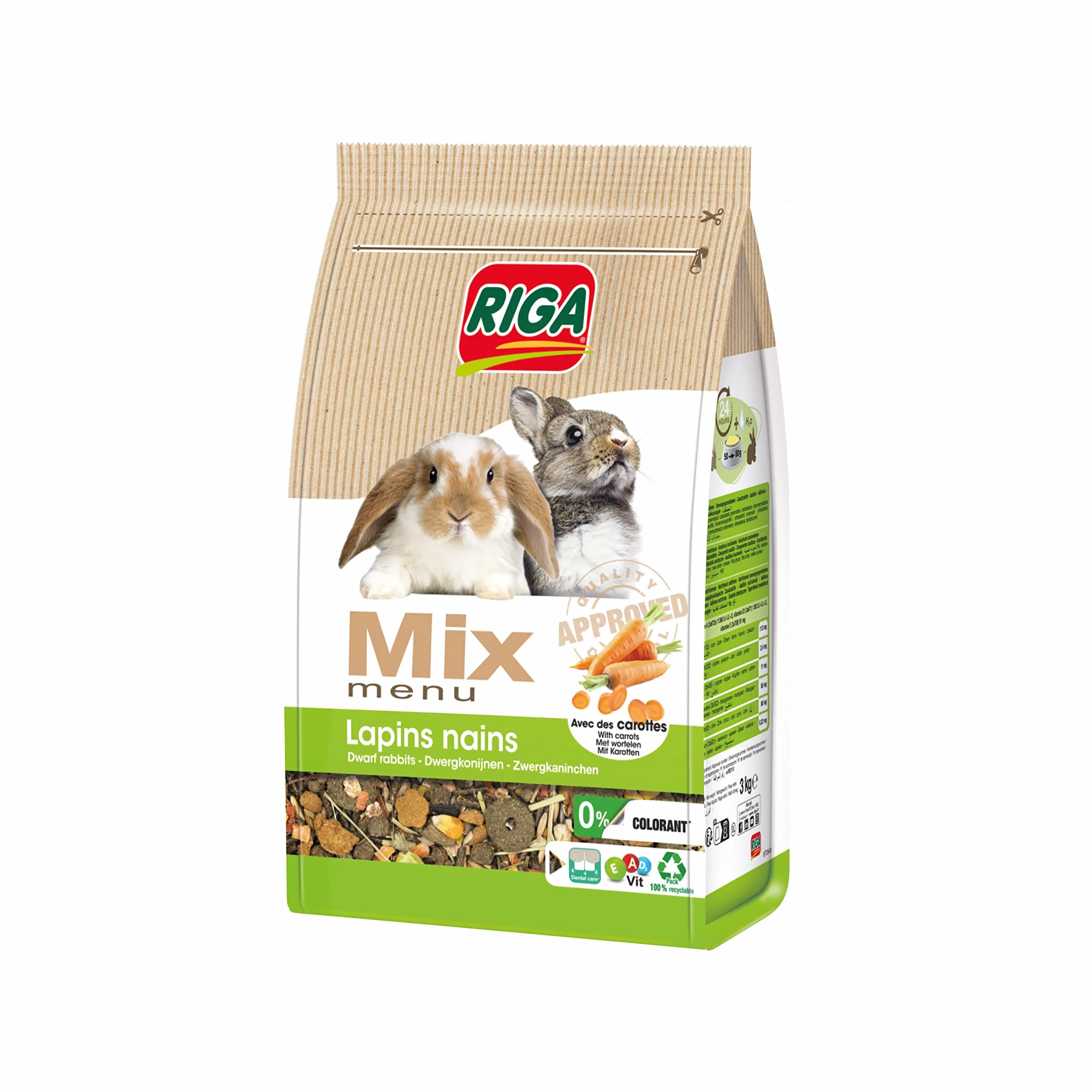 Riga RIGAMIX Menu Conigli Nani 3KG
