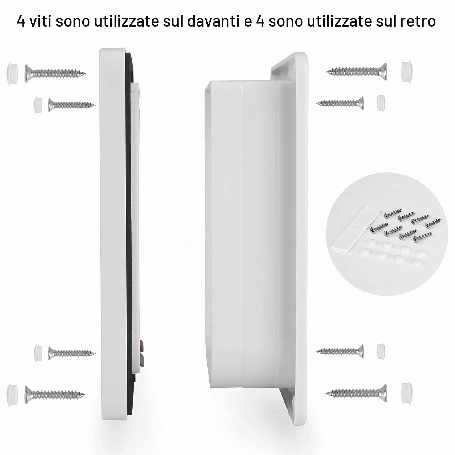 Depets Porta per gatti di grandi dimensioni (esterno 25 x 234 cm) chiusura a 4 vie per interni ed esterni resiste alle intemperie per animali con circonferenza <584 cm per finestre e pareti