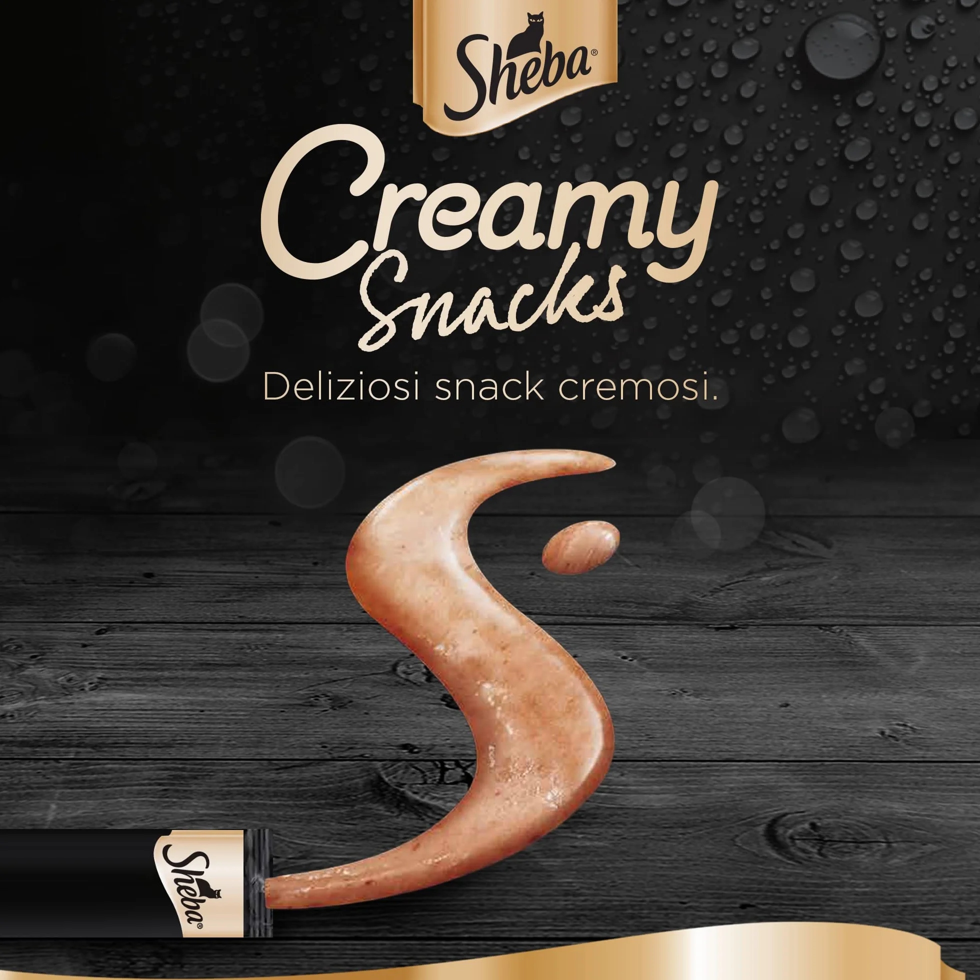 Sheba Creamy Snacks Marrone 4 Unità Confezione da 11