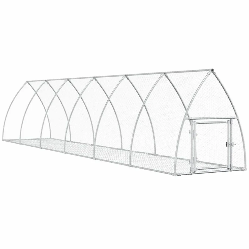 Generico Conigliera Argento 600x105x120 cm in Acciaio Zincato,Argento,28.2kg,3281529