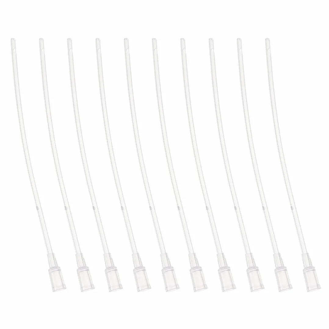 10 PCS Alimentatore Pappagalli Trasparente Uccelli Alimentazione Tubi Veloce Alimentazione Tubo per Bambino Pet Uccelli