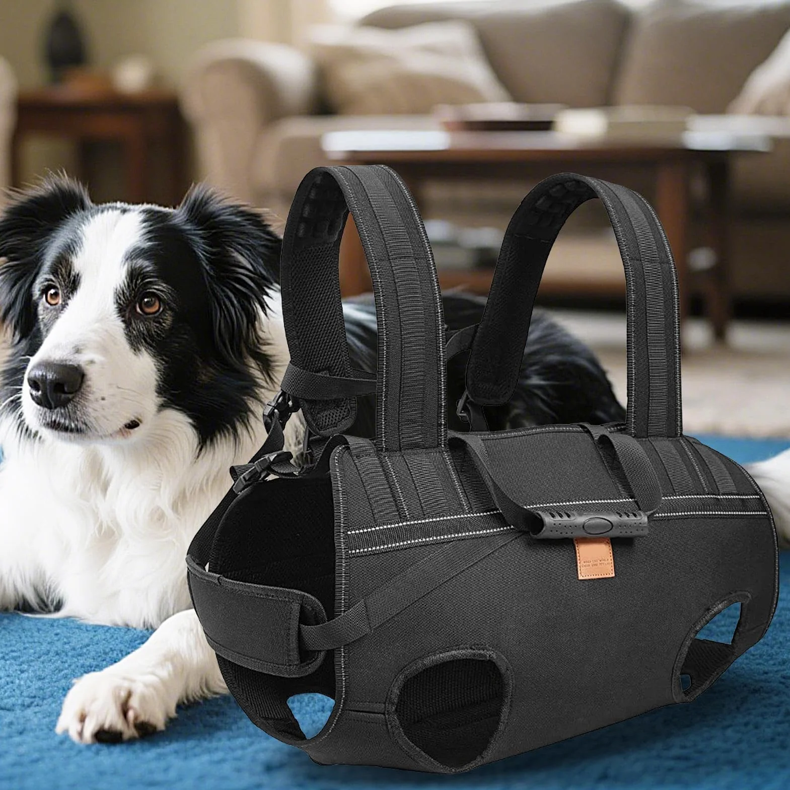 Imbracatura per cani senior – regolabile per cani – traspirante regolabile per animali anziani recupero mobilità assistenza quotidiana all'aperto