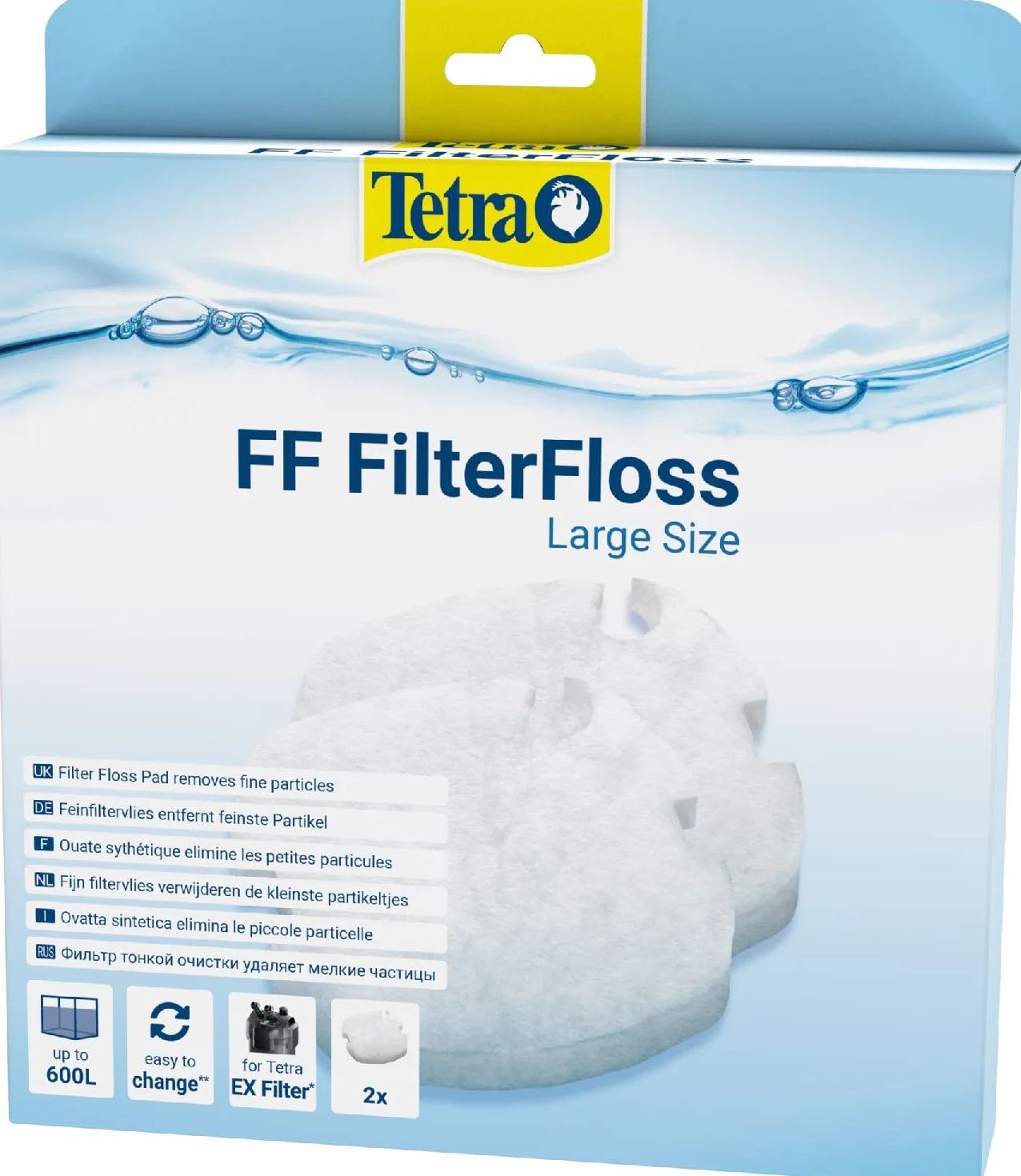 Tetra FF FilterFloss Grande - Tessuto filtrante fine per acquari Ex 1200 Plus e 1500 Plus