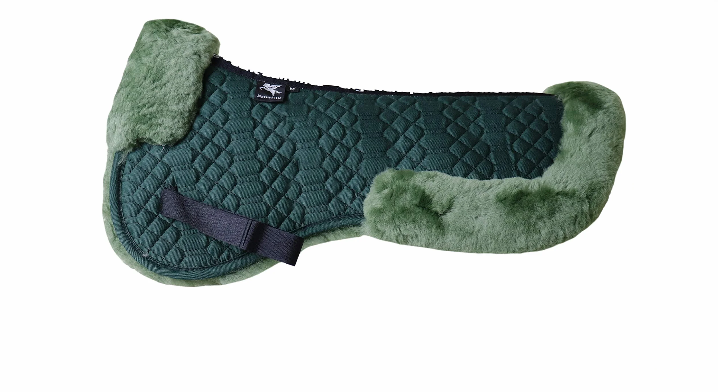 Engel Germany semisottosella Pelle di Agnello cottone Verde (Sakis 2) dai Colori Vivaci: da Abbinare a 12 Colori di Pelliccia di Agnello!