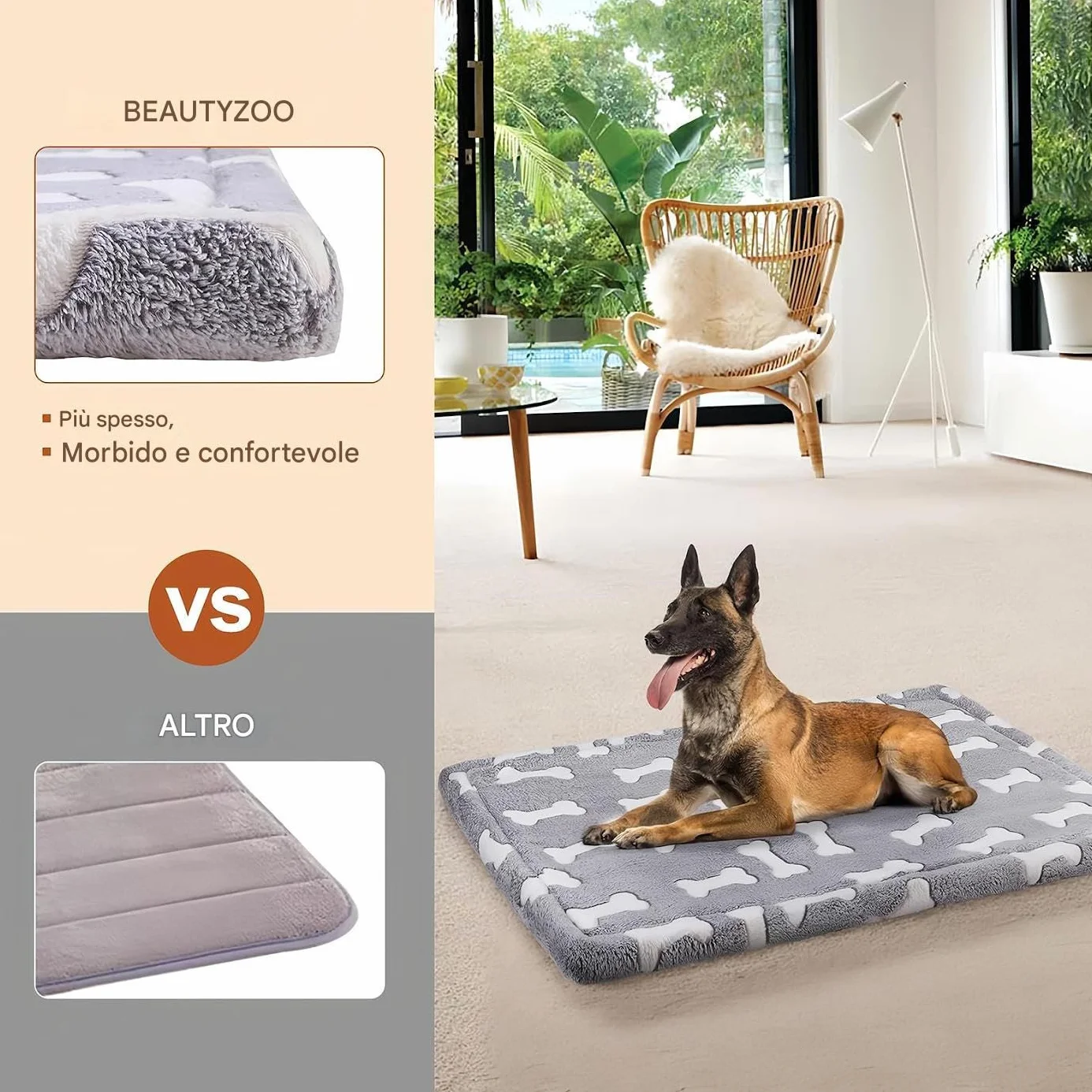 Tappetini Per Cuccie | Antiscivolo di Lunga Durata - Per Trasportino Cani,Per Animali Domestici Gatto E Per Interno Esterno Viaggio E Casa
