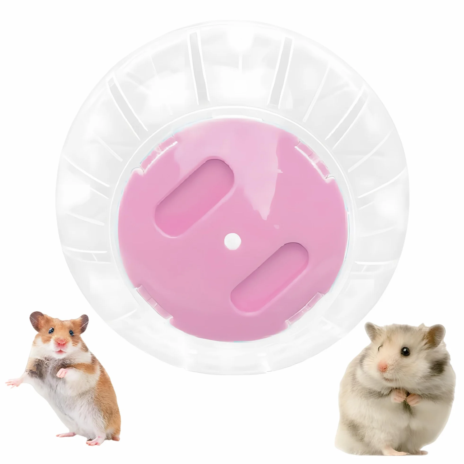 Sfera per Esercizio per Criceti, Palla Rotonda per Animali Domestici, per Roditori e Roditori, in Plastica, 14.5cm/5.71inch (Rosa)