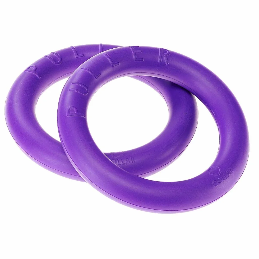 Ferplast Gioco Cane, Anello Addestramento Cani da Masticare, per Corsa, Salto, Tiro, Materiale Robusto Atossico, Galleggiante, PULLER MIDI, Giochi per Cane Piccolo e Medio, Set di 2 Anelli Fitness