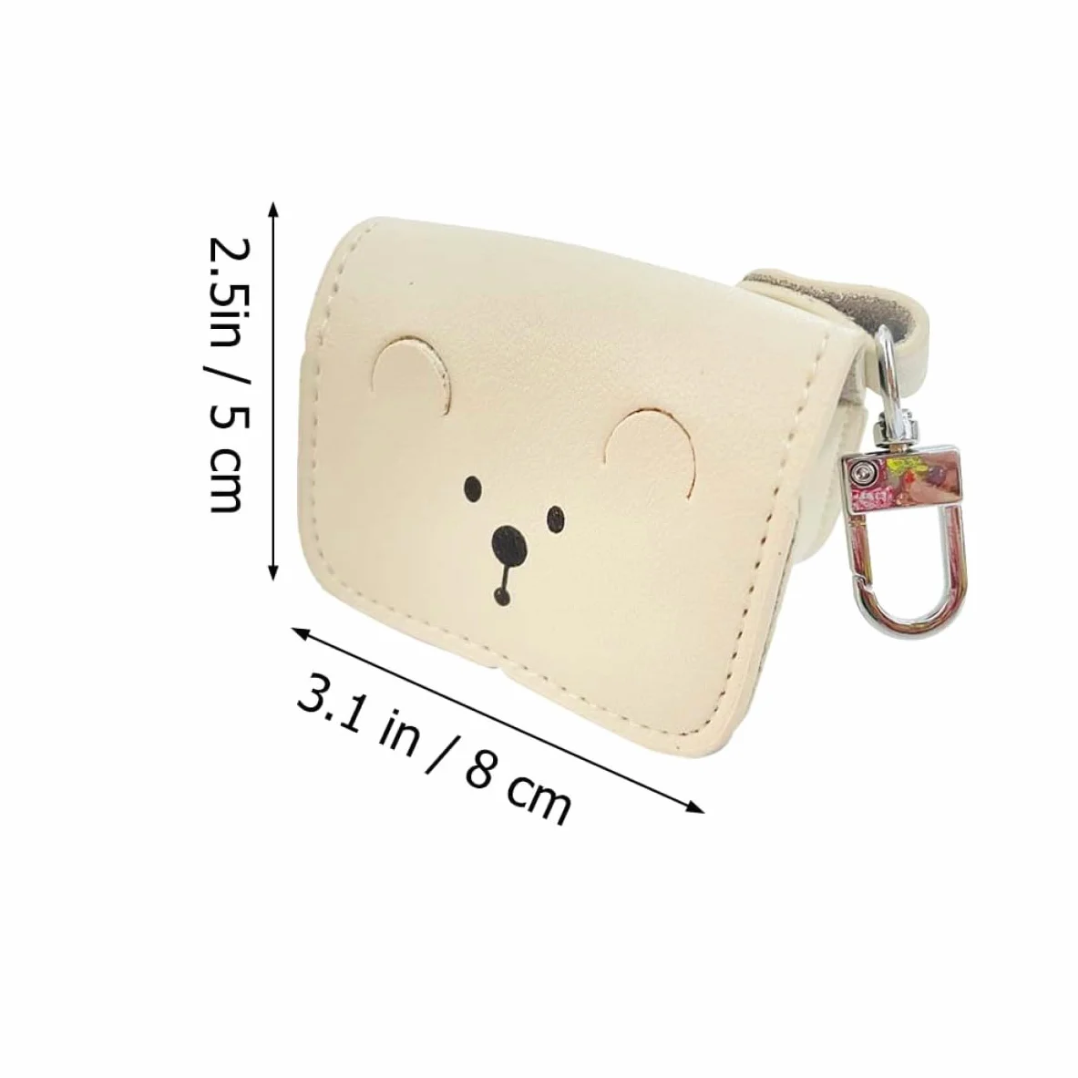 Didiseaon Sacchetto per Escrementi di Cane Robusto Sacchetto per Escrementi di Cane Borsa Portaoggetti Portatile Stile Coreano Orso Uso Duraturo