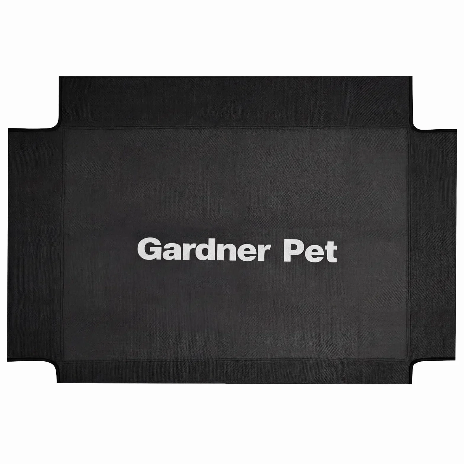 Gardner Pet Copertura Sostitutiva Traspirante e Rimovibile per Letto Rialzato per Cani da Esterno, Adatta alla Taglia L, Nero