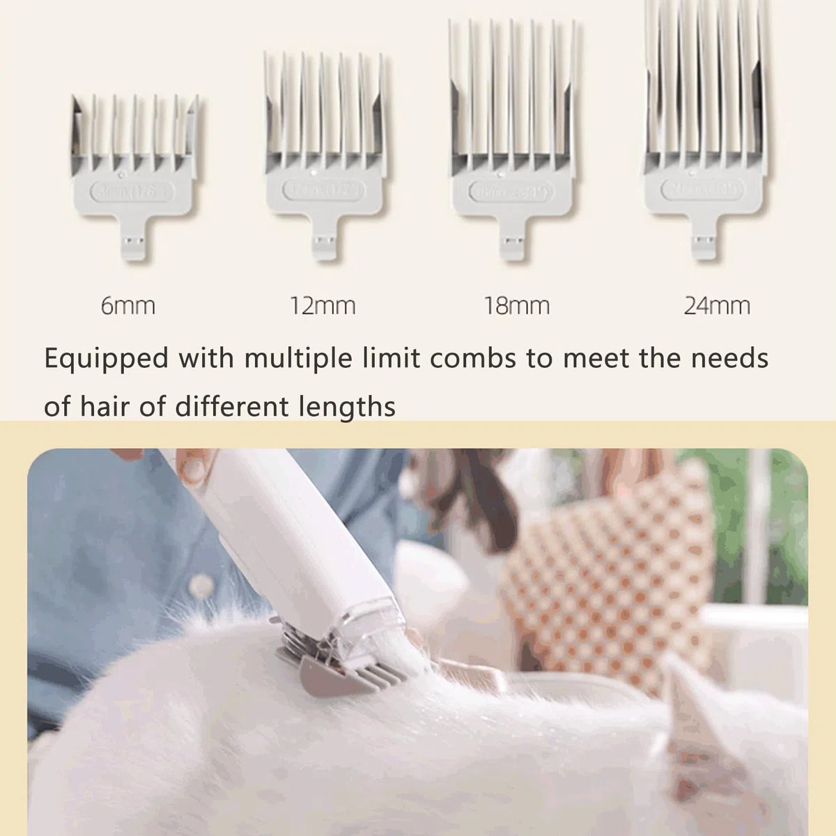 Spazzola aspirapolvere per Cani Gatti, Spazzola per peli di Cani, aspira Il 99% di peli di Animali Domestici, con 6 Strumenti per Rimuovere peli di Animali Domestici,Grigio