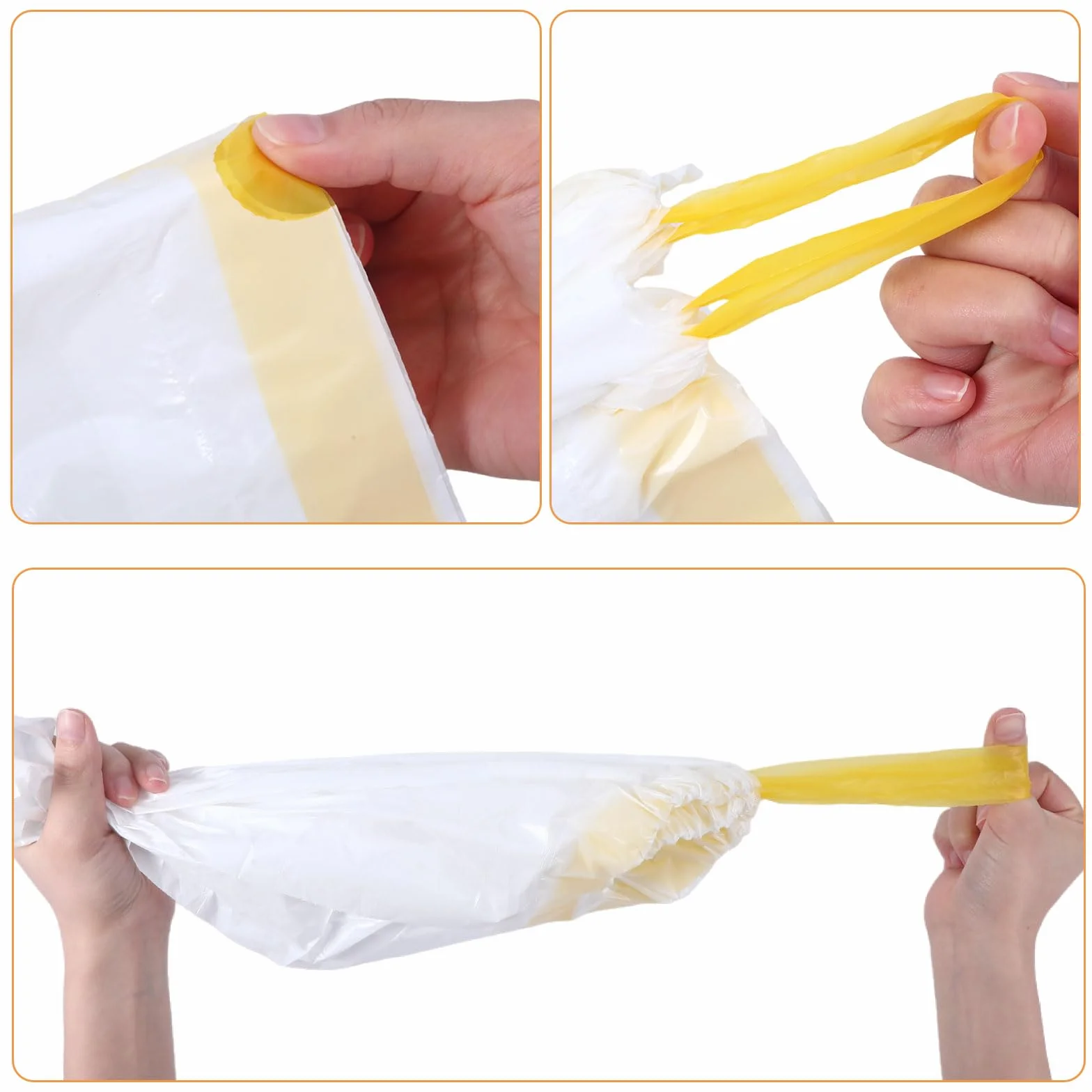 58 x 35 cm, sacchetti per lettiera per gatti, 20 pezzi, M resistenti agli strappi, sacchetti per la lettiera per gatti, sacchetti per la lettiera dei gatti