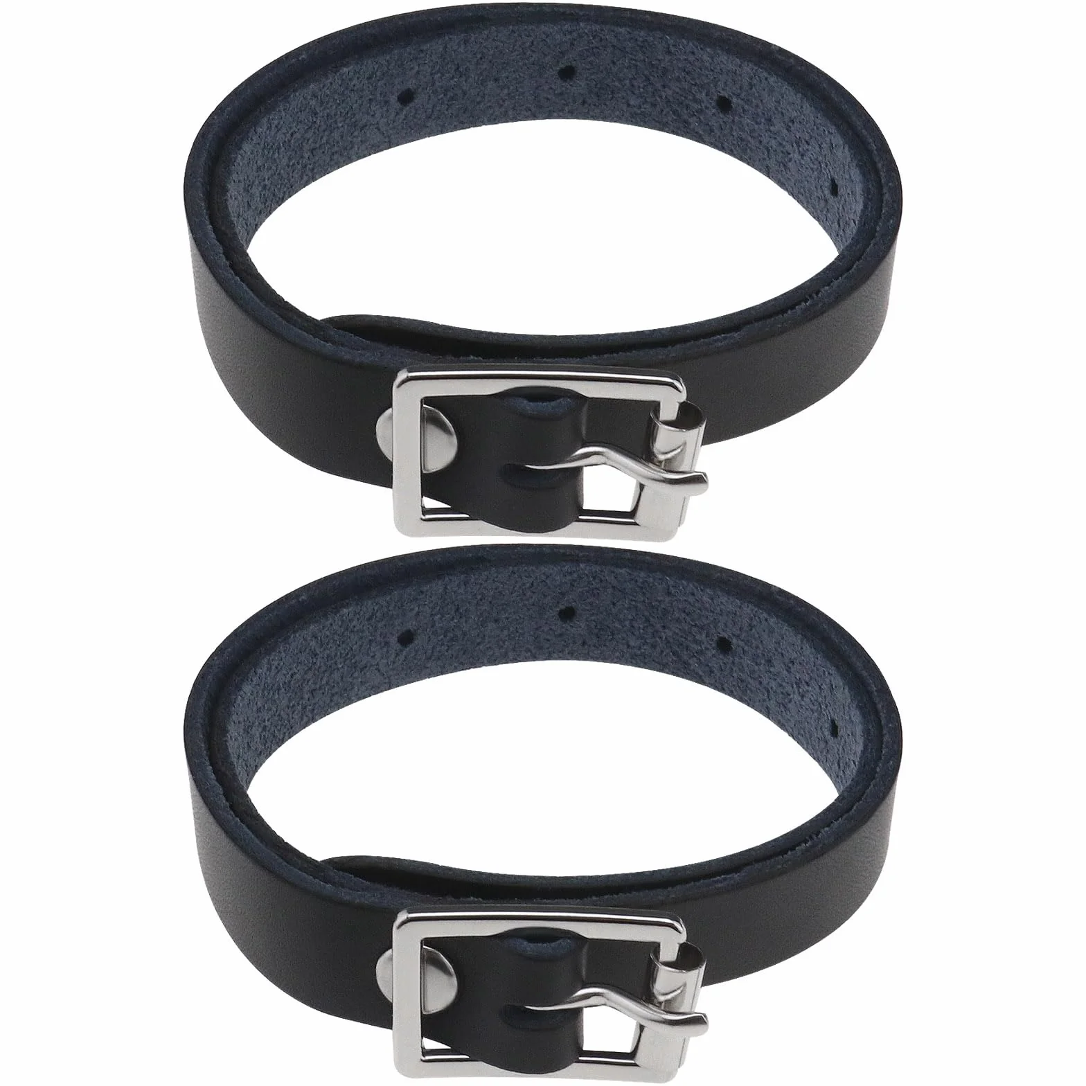 2 cinghie per equitazione in pelle PU cinturino sperone regolabile fibbia in acciaio inox cinghia per equitazione competizioni equestri pratica quotidiana
