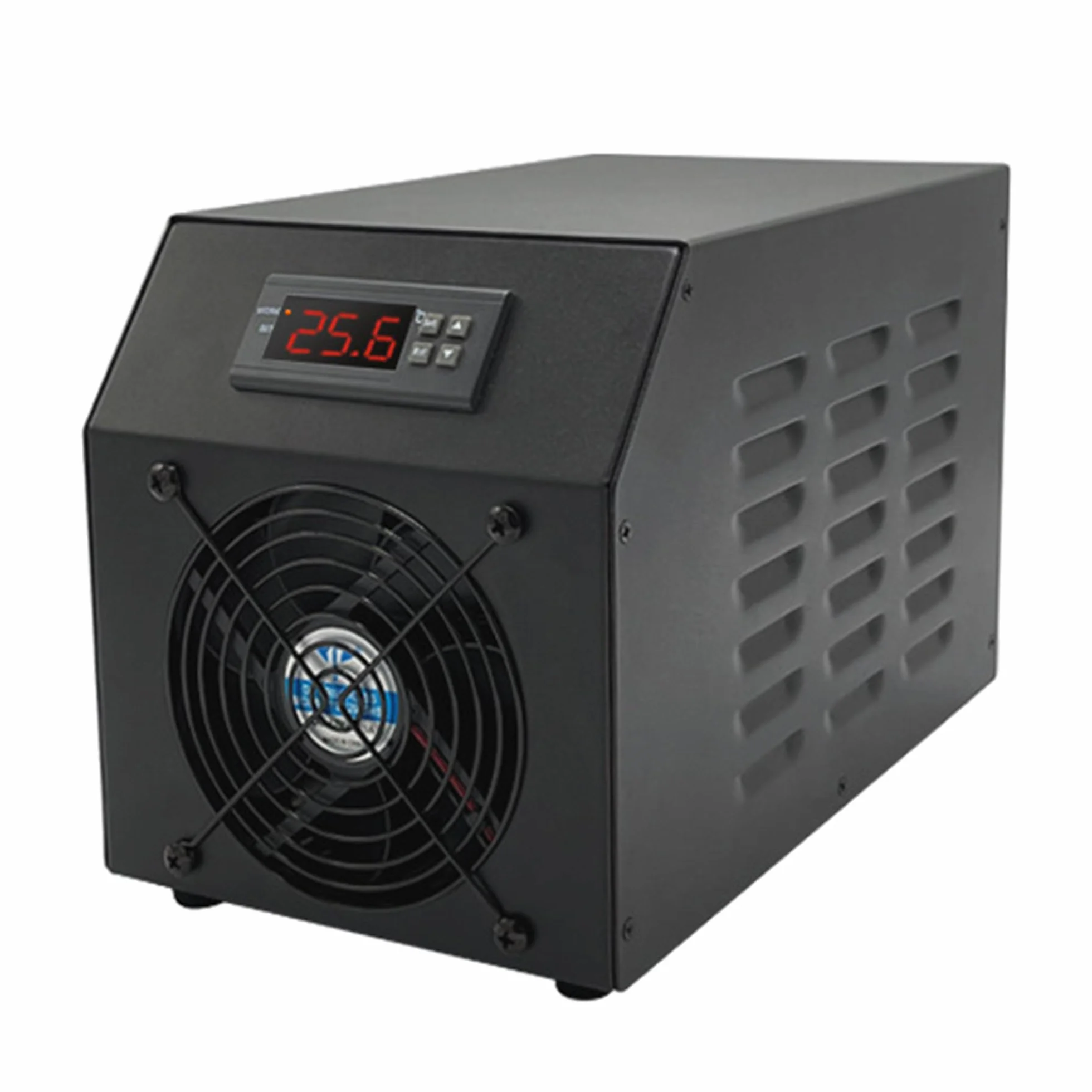Sistema Di Raffreddamento Ad Acqua Silenzioso 16gal/60l Con Pompa E Tubo - Refrigeratore Del Serbatoio A Basso Rumore Per Idroponica, Barriera Corallina, Gamberi - Sale E Acqua Dolce Compatibile