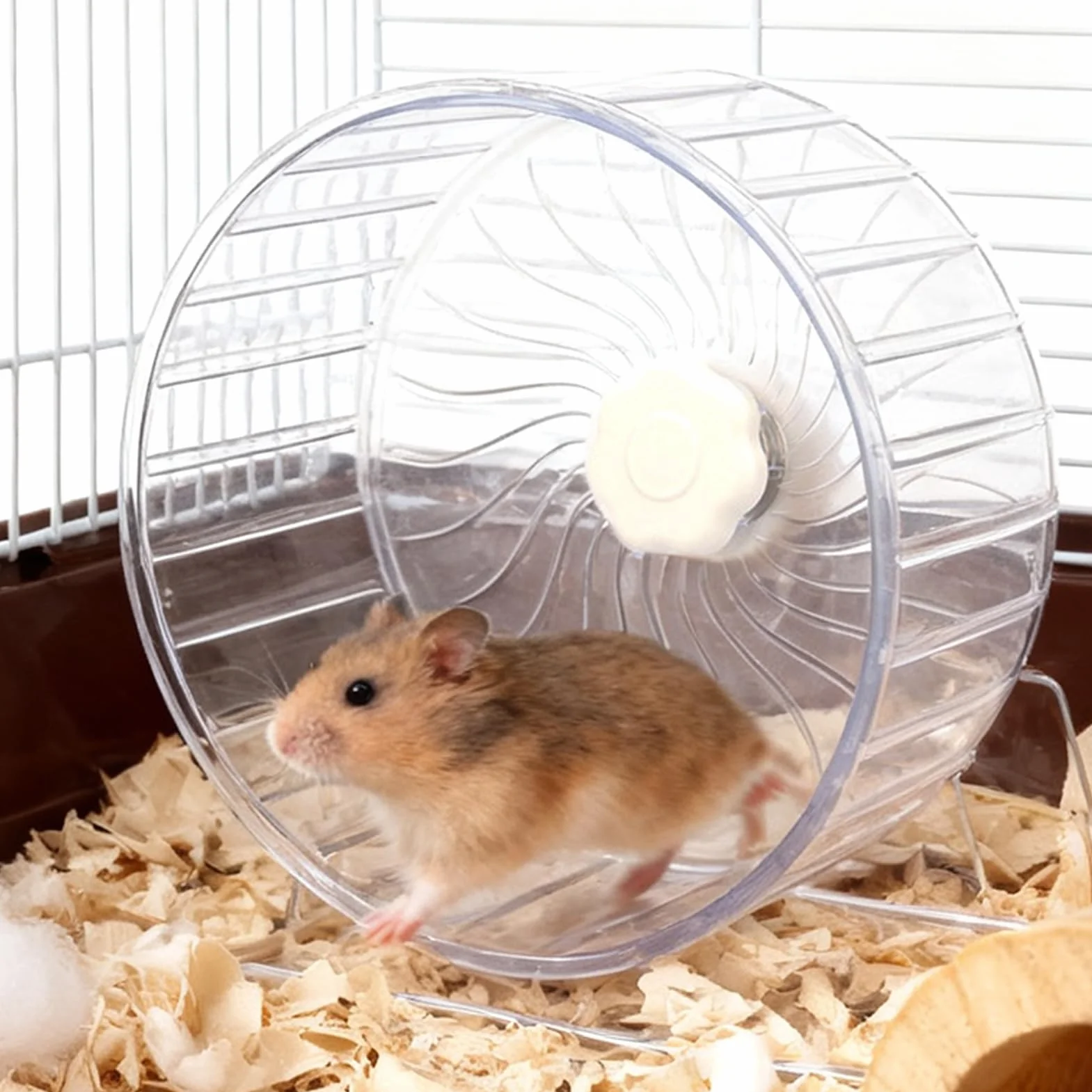 Ruota Per Criceti | Girevole Tranquillo A Doppio Cuscinetto,Ruota Da Corsa Per Gerbilli E Animali Piccoli | Per Topi Criceti Siriani Nano Per Gabbia