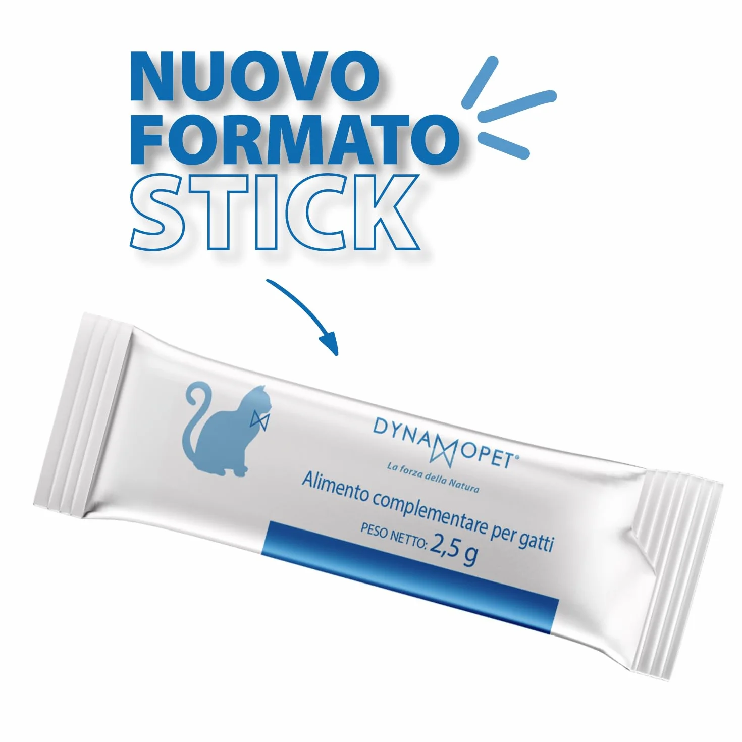 DìSenior F - Alimento Complementare per Gatti Anziani, Confezione 20 Stick da 2,5 g - uno Stickogni 5 kg di Peso dell'Animale
