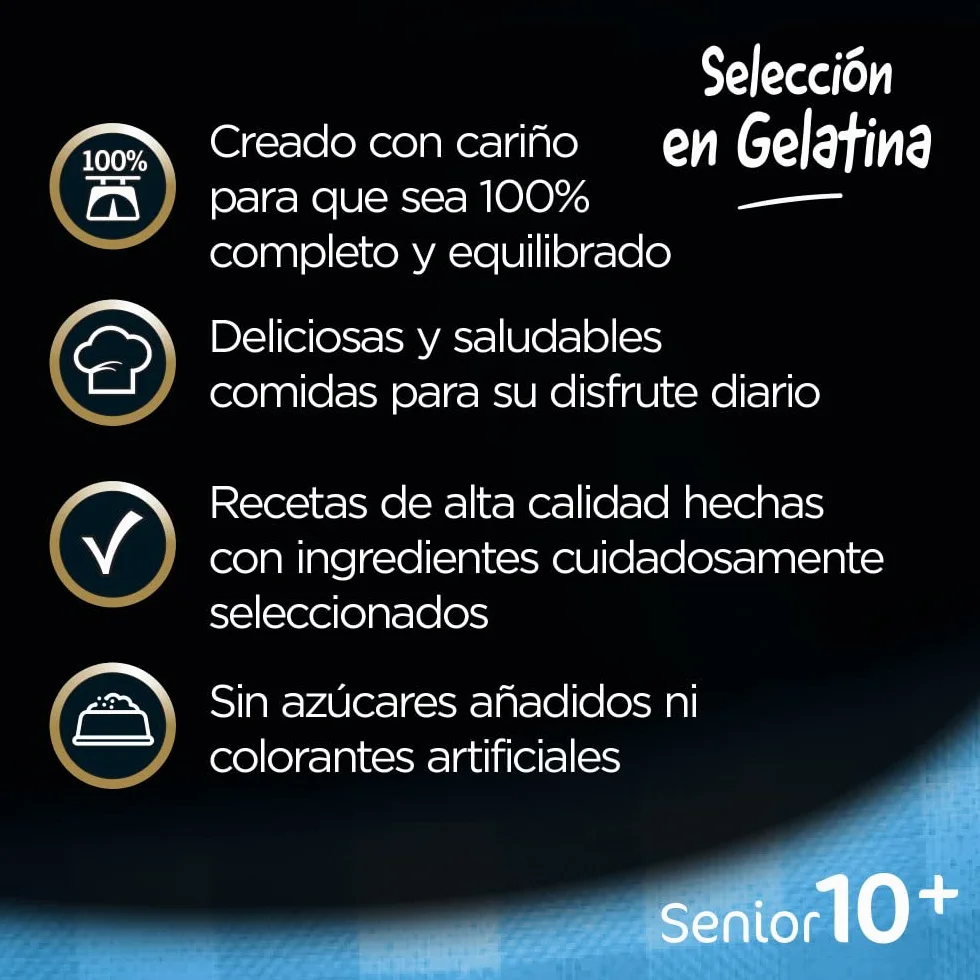 Cesar 10+ Senior - Selezione in Gelatina 13 x (4 x 100g)