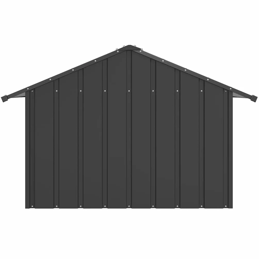 Gabbia per Cani, Box per Cani da Esterno, Box per Cani, Recinto per Cani, Gabbia Cani con Tetto 83x130x85cm Acciaio Zincato
