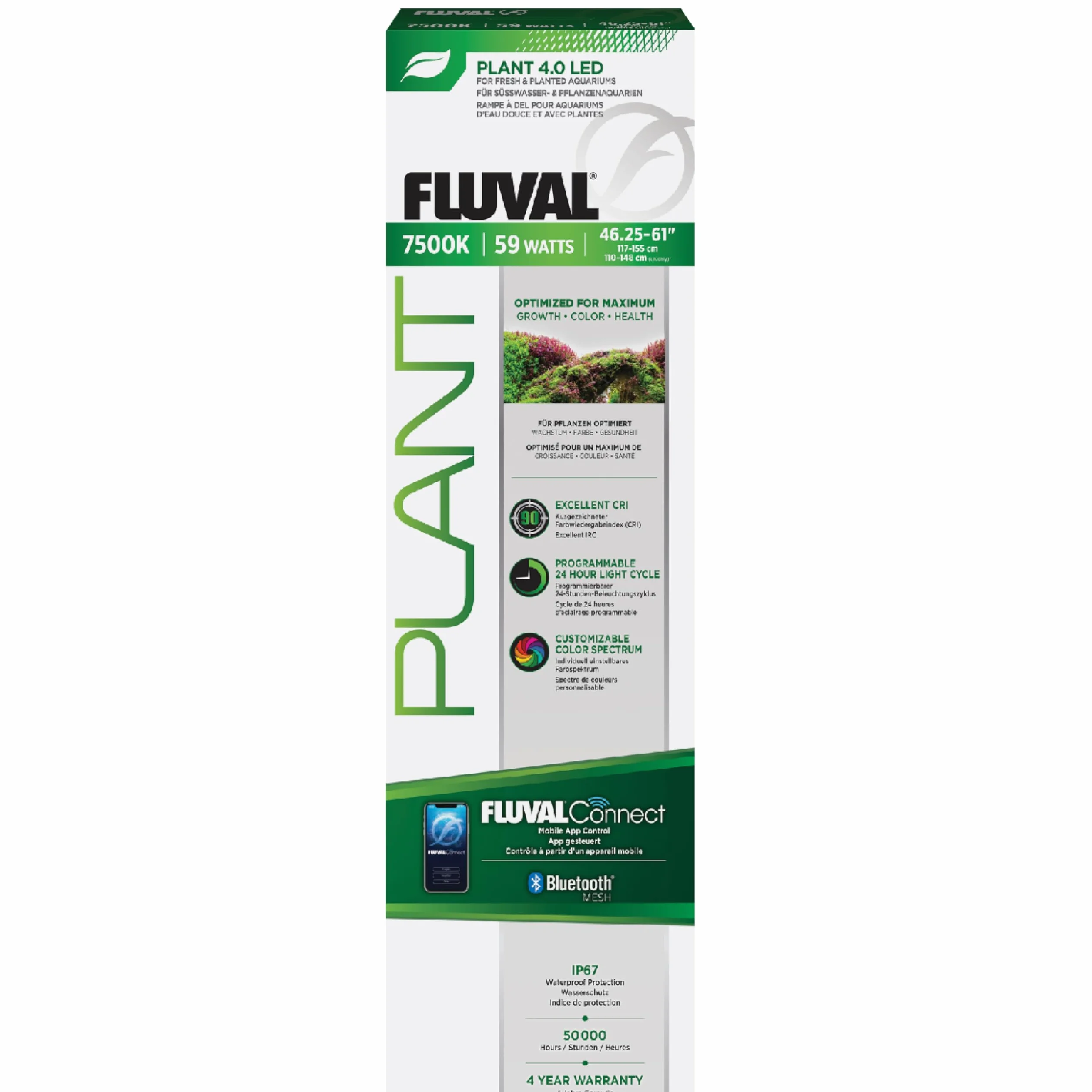 Fluval Plant 4.0 LED 59W 117,5-155,1 cm