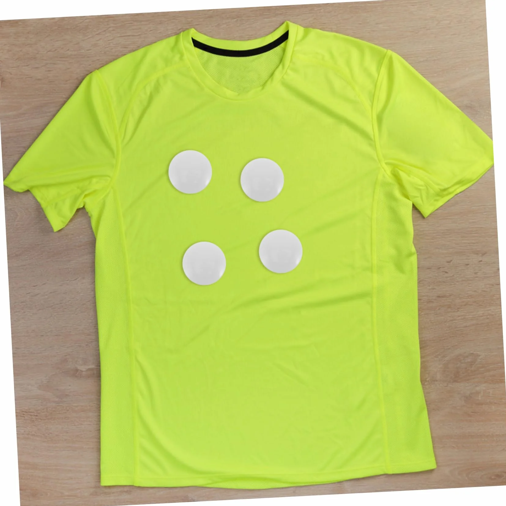 GALPADA Fermagli Magnetici per Pettorali da Gara 4 Paia Bianco Chiusura Magnetica Resistente e Leggera per Maratona Corsa Trail Running Accessori Sportivi per Corridori