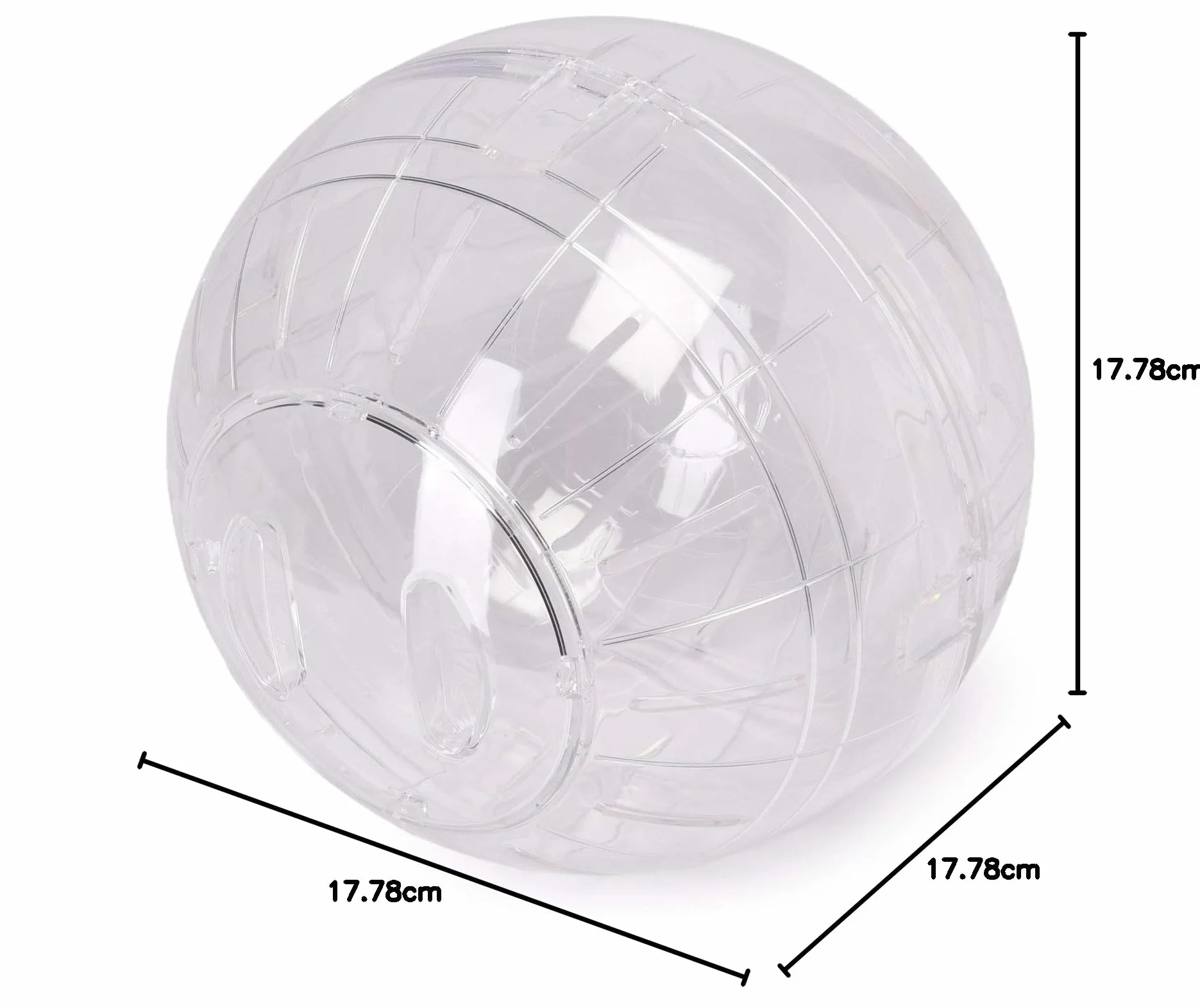 Savic Runner - Sfera per Esercizio per criceti, Media, Diametro 18 cm (Il Colore può variare)