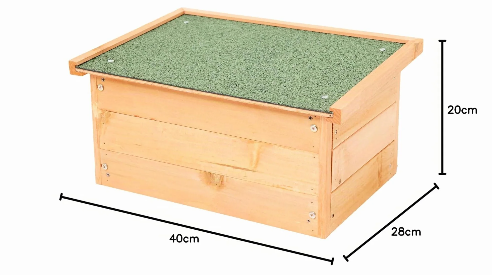 Trixie natura Kleintierhaus, 40 × 20 × 28 cm, braun