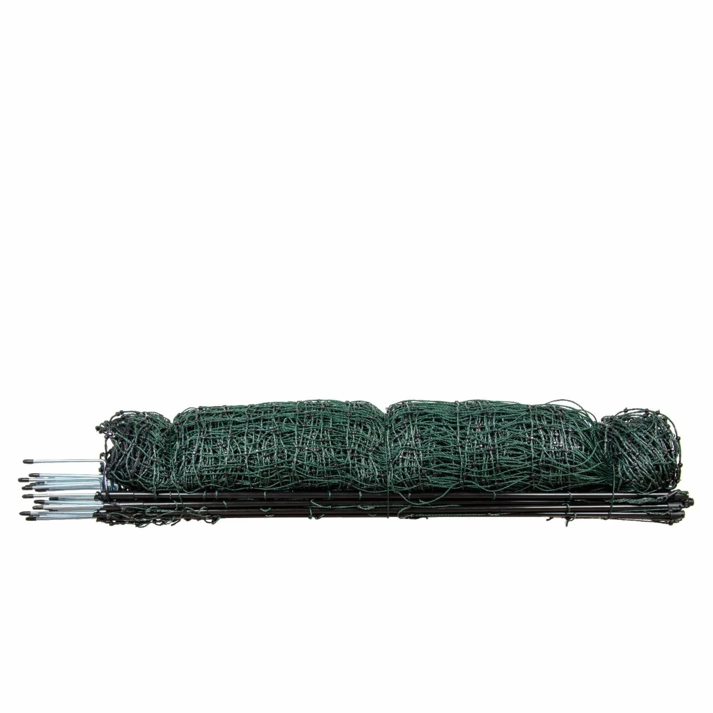 horizont Recinto per cani strongLine 110, 9 paletti in fibra di vetro a doppia punta lunghi 25 m, alti 110 cm, elettrificabili, recinto per cani da campeggio