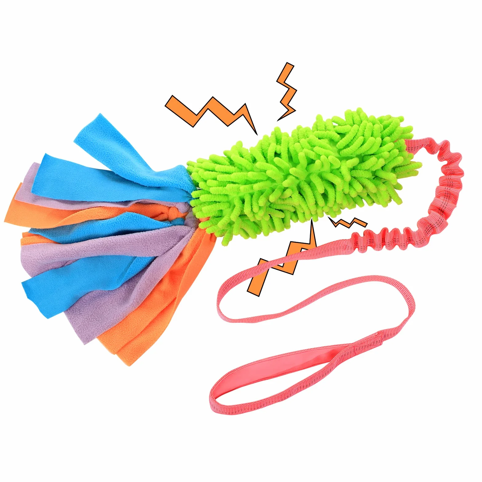 SCHITEC Giocattolo per Rimorchiatore Interattivo per Cani - Corda Elastica per Tira e Molla, Ideale per Addestramento e Giochi Interattivi per Cuccioli e Cani di Piccola, Media e Grande Taglia