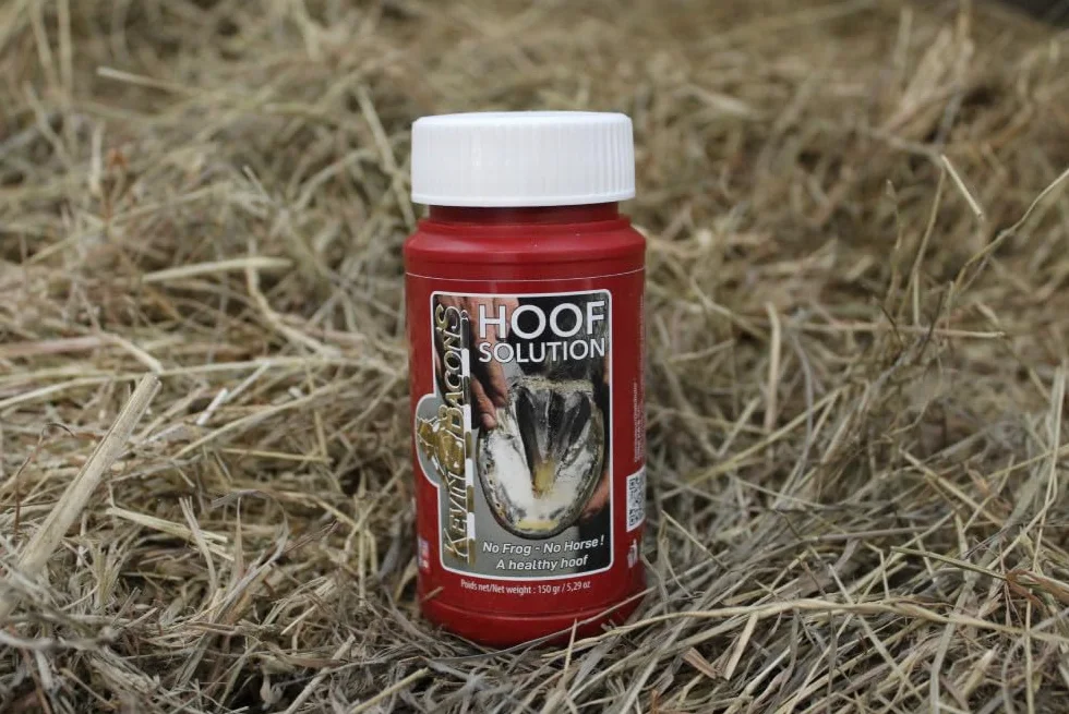 Kevin Bacon’s Hoof Solution | 150 g | Adatta a Ogni Tipo di Cavallo | con Pennello Integrato | Applicazione Rapida