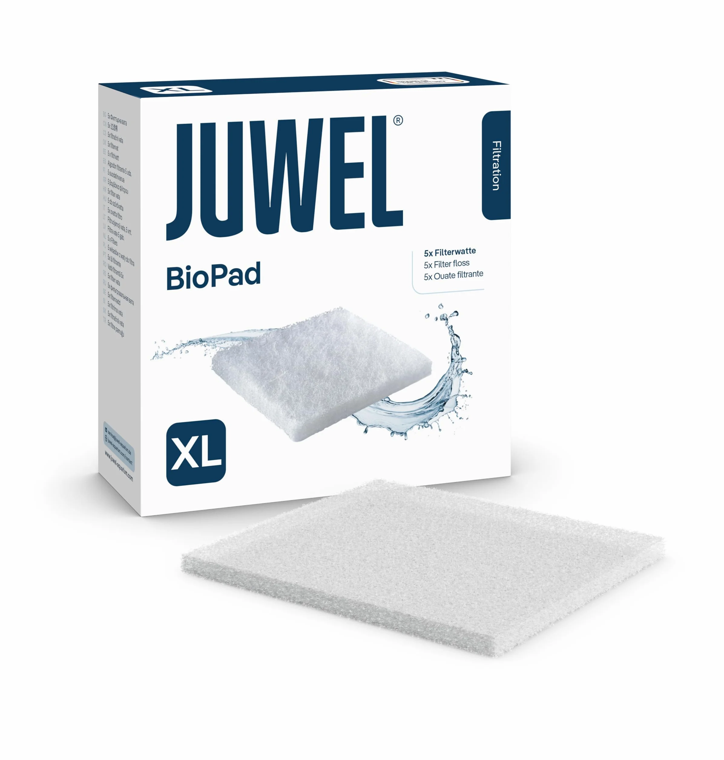 Juwel Ovatta filtrante Jumbo Bioflow 8.0, 1 confezione da 5 pz