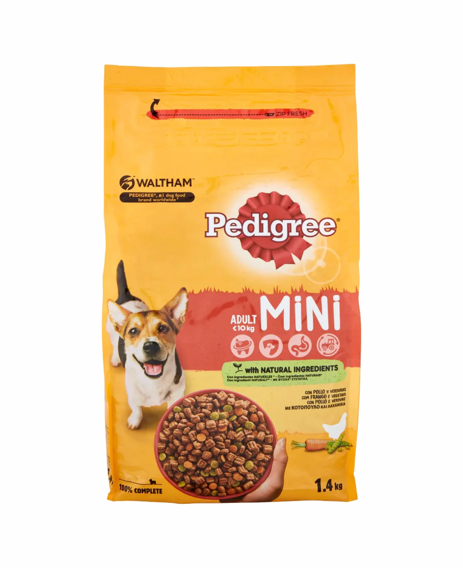 Crocchette per Cani di Piccola Taglia | Con Pollo e Verdure | Alimento Secco Completo per Cani Adulti - Pedigree Vital Protection Mini Adult