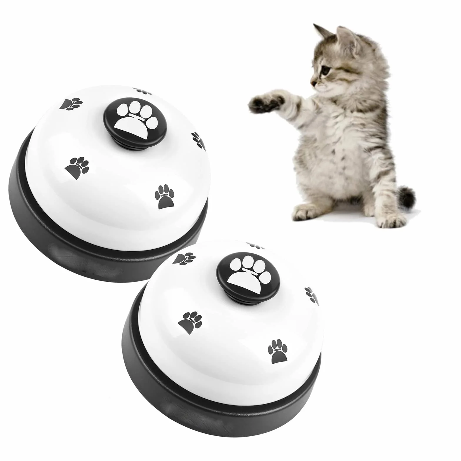 Campanelli per Animali Domestici,2 pezzi Campane Per Addestramento Animali Domestici Campanelli per Vasino per Cuccioli per Addestramento e Comunicazione
