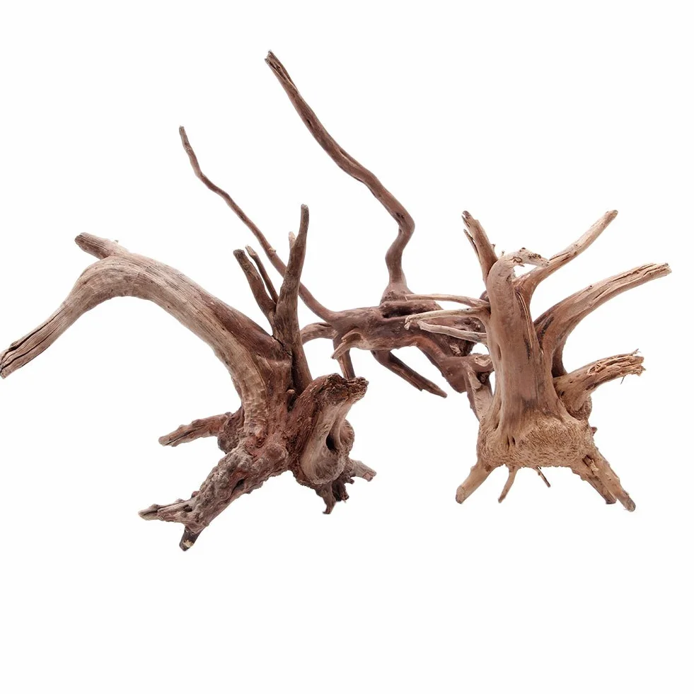Legno Naturale Tronco Driftwood Albero Acquario Fish Tank Decorazione di Piante Ornament