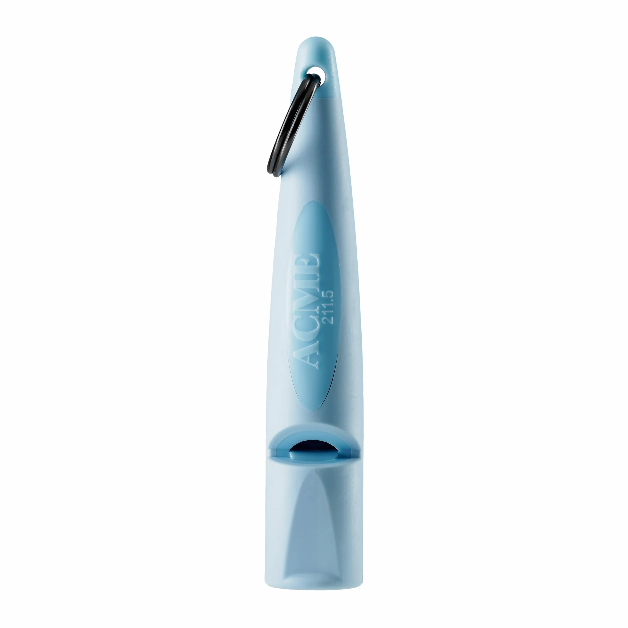 ACME Fischietto per cani n. 210,5 (aggiornamento 2023) con nastro per pipa in nero opaco | Alpha | ideale per richiamare | Ampia portata | standard di frequenza (Baby Blue)