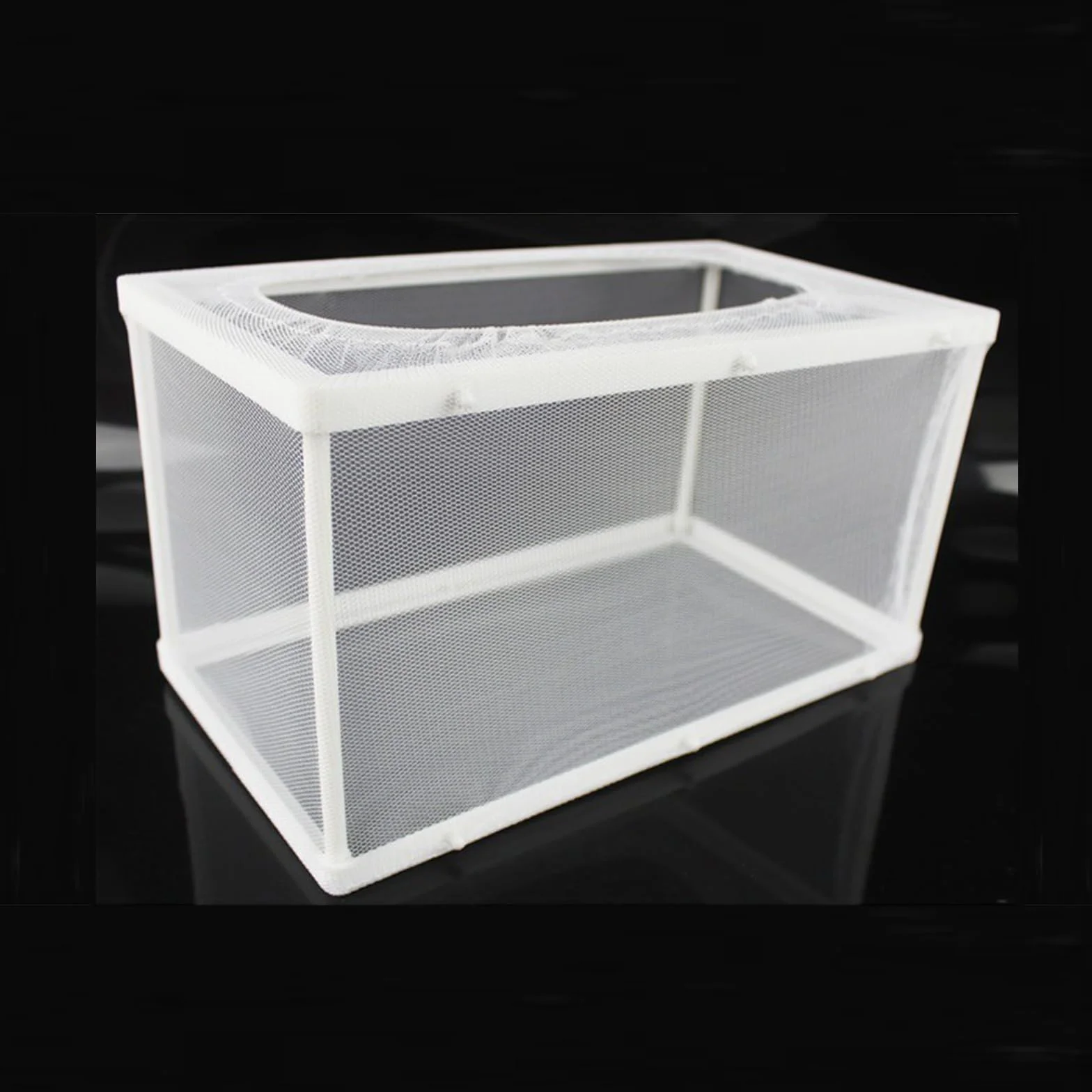 2 Pezzi Scatola di Allevamento, Scatola di Allevamento in Plastica, Incubatrice per Pesci D'acquario, Adatto per Acquari, Isolare Piantine e Sostenere l'incubazione e la Riproduzione (Bianco)