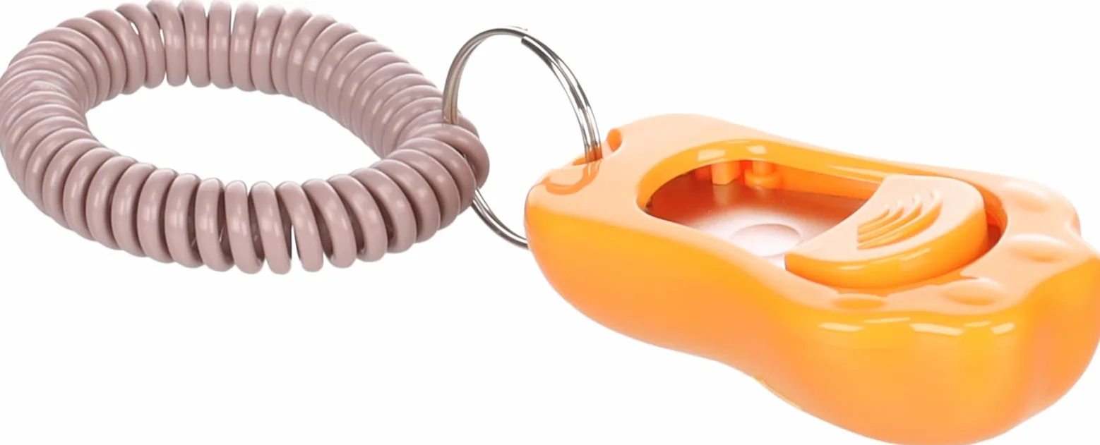 Flamingo CLICKER+Cavo A Spirale Cucciolo XER 6,5x4x2,5CM