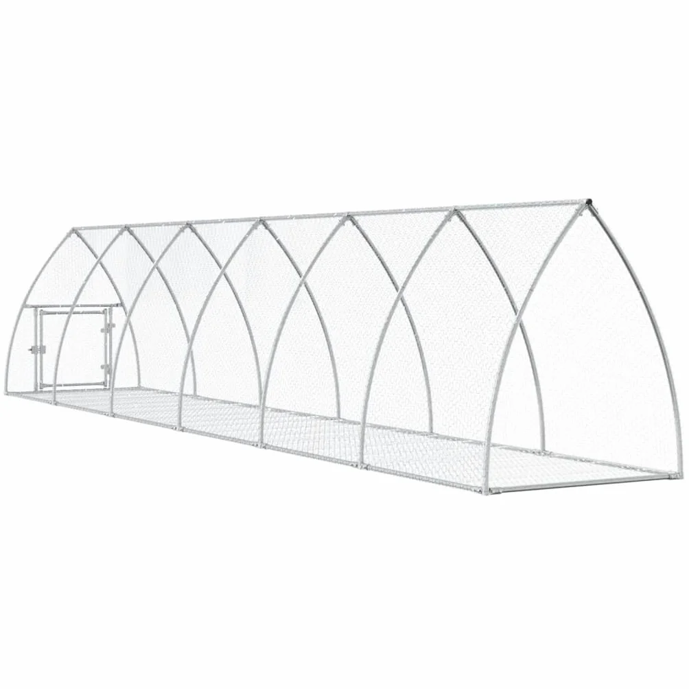 Generico Conigliera Argento 600x105x120 cm in Acciaio Zincato,Argento,28.2kg,3281529